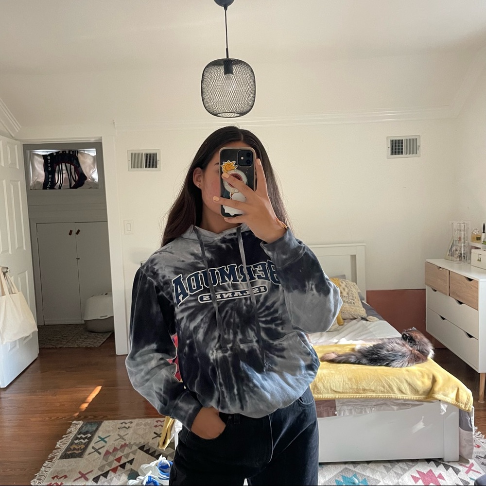 Tie dye vintage hoodie